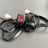 Conjunto de Interruptor de Manillar de Motocicleta Es Adecuado para Huanglong 300Cc600Cc Interruptor de Manillar Interruptor de Manillar Modificado Universal