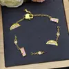 Pulsera de Perlas con Múltiples Letras de Marca de Nuevo Diseñador Estilo Europeo y Americano Transfronteriza 2025 para Mujer, Pulsera de Gama Alta al por Mayor