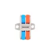 Terminal de Conexión Rápida Conector Cable Divisor de Lámpara Kv229-2 Mini Terminal Dos Entradas Dos Salidas