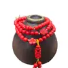 Transmisión en vivo de producto: Pulsera de cinabrio de tres círculos para mujer, Pixiu de cinabrio rojo, adecuada para el año del zodiaco, envío directo de fábrica