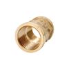 Suministro transfronterizo tubo de cobre 1/2 engrosamiento antiguo rosca interna directo conector de ferretería de plomería fábrica en stock