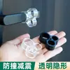 Manípulo de Janela Anti-Colisão Capa Protetora Janela de Vidro Anti-Colisão Silicone Ruptura Térmica Manípulo de Porta de Alumínio Almofada Anti-Colisão Sem Furo