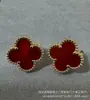 Collar Trébol de Cuatro Hojas de Van Gogh V-Oro Versión de Alta Gama Chapado en Oro de 18 Quilates Pétalos Trébol de Cuatro Hojas Diamante Completo Versátil Diseño Simple Venta Directa del Fabricante