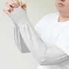 Mangas de Proteção Solar de Verão para Homens, Mangas de Braço de Seda de Gelo Anti-UV para Pesca, Estilo Masculino para Dirigir e Pedalar, Mangas Respiráveis e Frescas