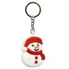 Chaveiro de Natal novo de desenho animado transfronteiriço chaveiro 3D de dupla face acessórios de chaveiro DIY acessórios para bolsa de chaveiro pingente