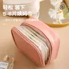 Mini PU Maquiagem Boca Envelope Vermelho À Prova D'água Evento Mensal Bolsa Pequena Toalha de Tia Bolsa Portátil PU Bolsa de Armazenamento de Absorventes Atacado