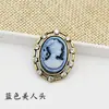 Cabeza de belleza vintage flor de cristal material hecho a mano accesorios para el cabello plato de flor hebilla de diamante palo de mano flor accesorios de joyería DIY