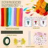 Colorido alambre retorcido súper apretado hecho a mano material diy fabricantes mayoreo alambre retorcido macaron audaz hecho a mano para niños