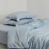 Juego de Cama de Cuatro Piezas Tencel 60S con Sensación de Hielo, Sábana Fresca y Sedosa, Funda Nórdica de Seda de Hielo