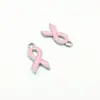 Colgante de Lazo de Cinta de Corazón Transfronterizo Venta al por Mayor Accesorios para Pulseras Collares DIY Colgante de Aleación con Goteo de Aceite