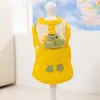 Modelo Nuevo 2026 Ropa para Gato con Rayas de Colores, Patrones de Conejo y Florales, Chaleco Delgado y Transpirable para Perros de Primavera/Verano