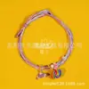 Pulsera de Cuerda Colorida del Festival del Bote del Dragón Bolsita Pequeña del Festival del Bote del Dragón Zongzi Pequeño Cuerda para la Mano Cabeza de Tigre Festival de Mayo Cuerda Colorida Terminada Pequeños Regalos