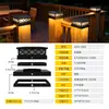 Luz Solar Exterior Transfronteriza para Patio Impermeable Cabezal de Columna Luz para Casa Jardín Paisaje Decorativa LED Valla Puerta Pilar Luz