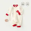 Body de bebé para Primavera y Otoño, Mameluco de Algodón Puro, Mameluco de Manga Larga para Bebé Recién Nacido, Ropa de Casa para Bebé e Infantil, Traje para Gatear, Pijama
