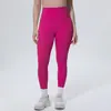 Novas Calças de Yoga Escovadas Transfronteiriças Cintura Alta Levanta Bumbum Anti-Enrolamento Bumbum Pêssego Calças de Academia Secagem Rápida Apertadas Calças Esportivas para Mulheres