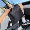 Shorts Xadrez Tie-Dye Estilo Americano para Homens, Verão Finos Tendência High Street Largos Plus-Size Shorts de Praia, Calças Casuais de Comprimento no Joelho