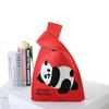 2025 Panda de Espaldas Nuevo Producto Grande Más Fácil para Estudiante de Partidos Gran Capacidad Bolsa para Citas Bolso de Hombro Bolso Tejido Bolso de Mano Fábrica