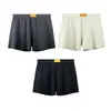 Huajielong Ropa Interior de Hombre Talla Grande Algodón Cintura Media Transpirable Color Sólido Textura Suave Boxer Briefs Venta al por Mayor