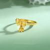 2022 nuevo anillo de lazo flor lirio del valle campana colgante retorcido anillo de dedo femenino tiembla suministro joyería