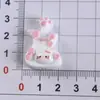 Gato Lindo Maullido Guitarra Dibujo Animado Hecho a Mano DIY Accesorios para Joyería Pegamento de Crema Resina Accesorios Pequeños Hebilla para Zapato con Agujero Material
