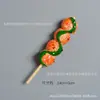 Brochetas de Barbacoa de Comida Simulada Pegatinas Magnéticas 3D Estéreo Gourmet Pegatinas Magnéticas Personalizadas Barbacoa de Zibo