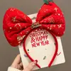 2026 Nuevo Festival de Navidad Pinzas para el Cabello de Niña Adorno para la Cabeza Estilo Bosque Linda Diadema de Astas Accesorios para Fotos de Ambiente
