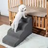 Nueva Escalera de Escalada para Mascotas Perro Pequeño Escalón de Esponja Extraíble y Lavable Escalera de Cama de Escalada Escalera de Mesita de Noche Perro Gato Rampa Escalera de Escalada