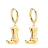 Exquisitos Pendientes de Zirconia, Clips para Orejas para Mujer, Acero Inoxidable, Múltiples Estilos a Elegir, Pendientes Retro Franceses, Suministro Directo de Fábrica