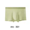 Calzoncillos tipo bóxer sin costuras para hombre, talla grande, extendidos, antirozaduras, con estampado, shorts deportivos de algodón puro transpirables