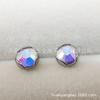 Aretes de Aleación de Titanio F136 con Borde Ondulado, Piercings para Lengua, Piercings para Labios, Cabezales de Repuesto Roscados, Piercings para Ombligo con Cristal Checo, Piercings Incrustados, Piercing G23