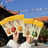 Saquito de Hoja de Bodhi para el Año del Caballo, Amuleto de Templo y Sitio Turístico, Bolsita de Oración para la Salud y la Seguridad, Saquito de Incienso, Colgante de Regalo Navideño