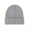 Gorro de Punto Acrílico Liso Bordado con Logo para Comercio Transfronterizo, Engrosado para Otoño e Invierno, Resistente al Frío y Cálido, Color Sólido, Unisex