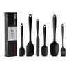 Utensílios de Cozinha de Silicone 6 peças Espátula Tamanho Espátula Espátula de Creme Espátula de Salada terno Espátula de Bolo de Uma Peça