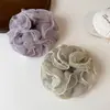 Design de Malha de Alta Qualidade Quatro Camadas Elástico de Cabelo Original Elegante Scrunchie Francês Faixa de Cabelo Corda para Coque de Cabelo Elástico