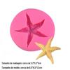 Série Oceano Starfish Silicone Molde Pentagonal Starfish Flip Cake Ferramentas Decorativas Molde de Chocolate Molde Gotejamento