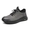 Zapatos de Hombre 2025 Nuevos Zapatos de Cuero de Negocios Zapatos Casuales para Hombre Zapatos Deportivos Versátiles Suela Suave Zapatos de Papá Dropshipping