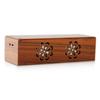 Altavoz Bluetooth Inalámbrico Multifuncional Creativo Personalizado Reloj Despertador de Madera Carga de Teléfono Móvil Reloj Despertador Led Luminoso Silencioso