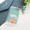 Funda Protectora Transparente de Doble Cara para Tarjeta de Autobús Cáscara Dura Color Puro Campana Titular de Tarjeta Creativo Estudiante Fresco Titular de Tarjeta de Comedor