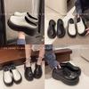 Mules Mary Jane Cerrados de Suela Gruesa para Mujer que Aumentan la Altura, Nuevos de Moda Primavera 2025 Sandalias Deslizables Estilo Birkenstock