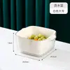 Cesta de Drenaje Engrosada de Doble Capa para Hogar, Cocina, Sala de Estar, Cesta de Drenaje de Doble Capa, con Doble Asa, Resistente a Caídas, Plato para Filtrar Agua, Recipiente para Frutas