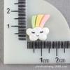 Nube DIY Pegamento de Crema Accesorios para el Cabello Pasador DIY Niños Arcoíris Sonriente Accesorios de Resina Zuecos Funda de Teléfono Accesorios