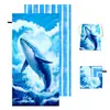 Toalla Deportiva de Playa para Surf Personalizada 80*160 Secado Rápido Terciopelo de Doble Cara Adulto Toalla de Baño para Nadar Protección Solar y Absorbente de Agua Chal