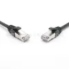 Cabo de Rede Blindado com Conector Crystal 10P10C Personalizado Linha de Comunicação Rj50 Cabo de Rede para Computador com Conector Crystal 10P10C