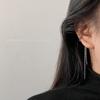 Brincos pendurados na orelha, brincos femininos sem borla, simples, elegantes e famosos na Internet, com clipe de orelha personalizado e avançado, peça única