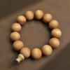 Pulseira de contas Yabai da Montanha Taihang Natural alta oleosidade densa contas lisas material antigo envelhecido pulseira de contas de Buda acessórios de terço