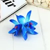 Grampo de Cabelo Flor Phalaenopsis Dupla Transfronteiriço Grampo de Cabelo Lírio Artificial de Verão Acessório de Cabelo Flor de Cabelo para Férias Boêmia para Mulheres