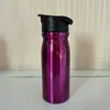 Chaleira de Montanhismo ao Ar Livre de Camada Única de Aço Inoxidável 500ml Gravação Personalizada LOGO Copo de Água para Academia Adulto