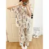 Pijama de Algodón Nube para Mujer, Verano Lindo Conejo de Dibujos Animados Manga Corta Pantalón Largo, Talla Grande Holgado Conjunto de Hogar de Verano