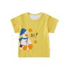 Camiseta de Manga Curta para Bebê Algodão Puro Verão Fina Verão Camiseta para Meninos e Meninas Roupas Parte Superior Manga Curta Roupas de Verão para Bebê