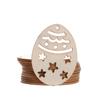 América del Norte Hogar Bricolaje Decoraciones Hechas a Mano Mesa de Comedor Restaurante Manualidades Adornos Colgantes de Madera Huevos de Pascua